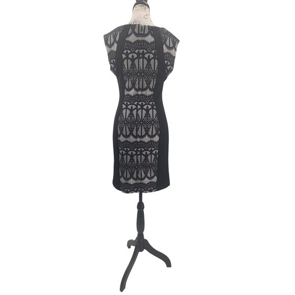 RN studio lace detail gothic vibes black dress Size 4 Office dark feminine event - Picture 2 of 8